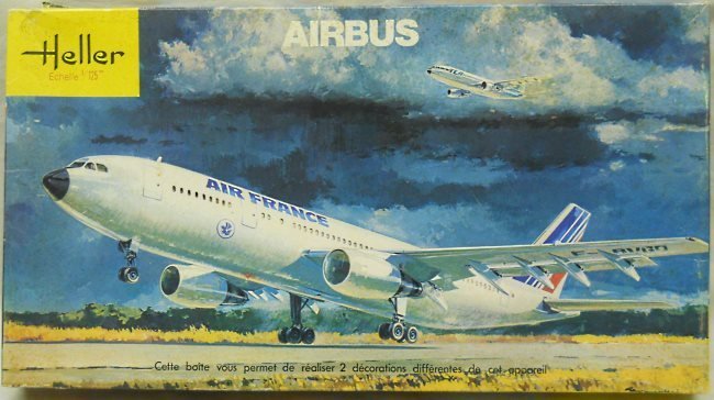 Heller 1/125 Airbus A300 B2 (A-300) - Air France or Lufthansa, 858 plastic model kit